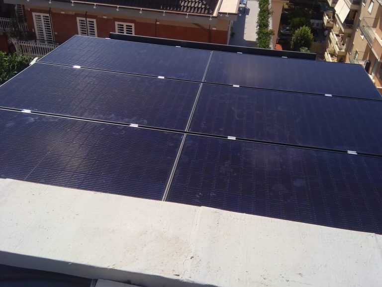 Roma centro, impianto fotovoltaico 3 kWp