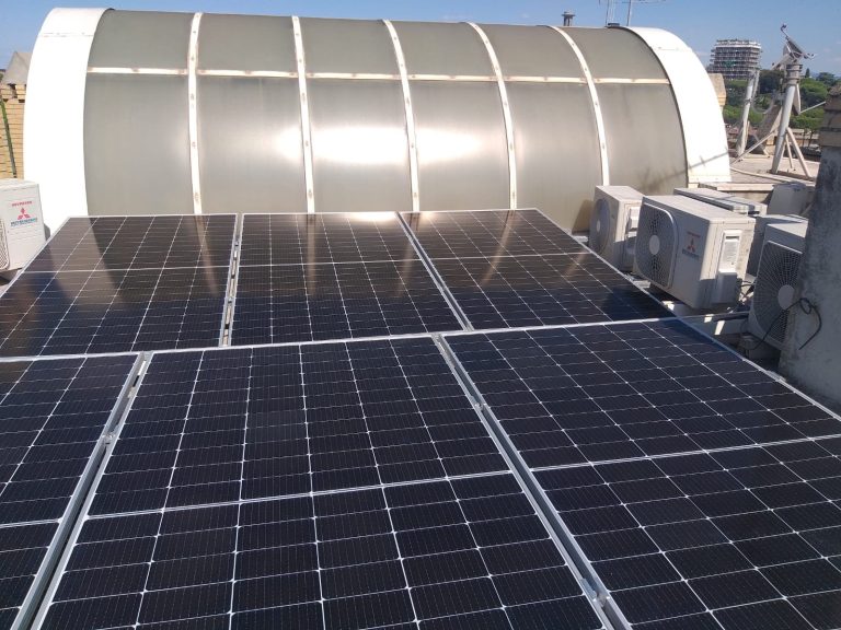 Roma Eur, impianto fotovoltaico 7 kWp + batterie